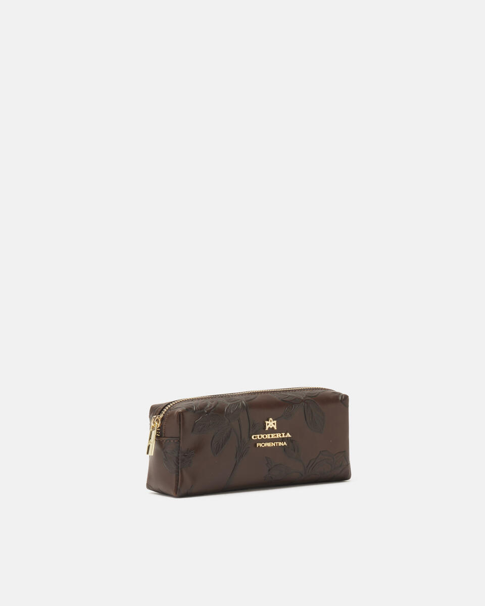 Make up case Mahogany  - Necessaire - Women's Accessories - Accessories - Cuoieria Fiorentina