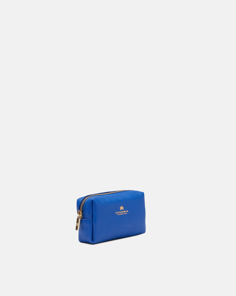 Small make up case Bluette  - Necessaire - Women's Accessories - Accessories - Cuoieria Fiorentina