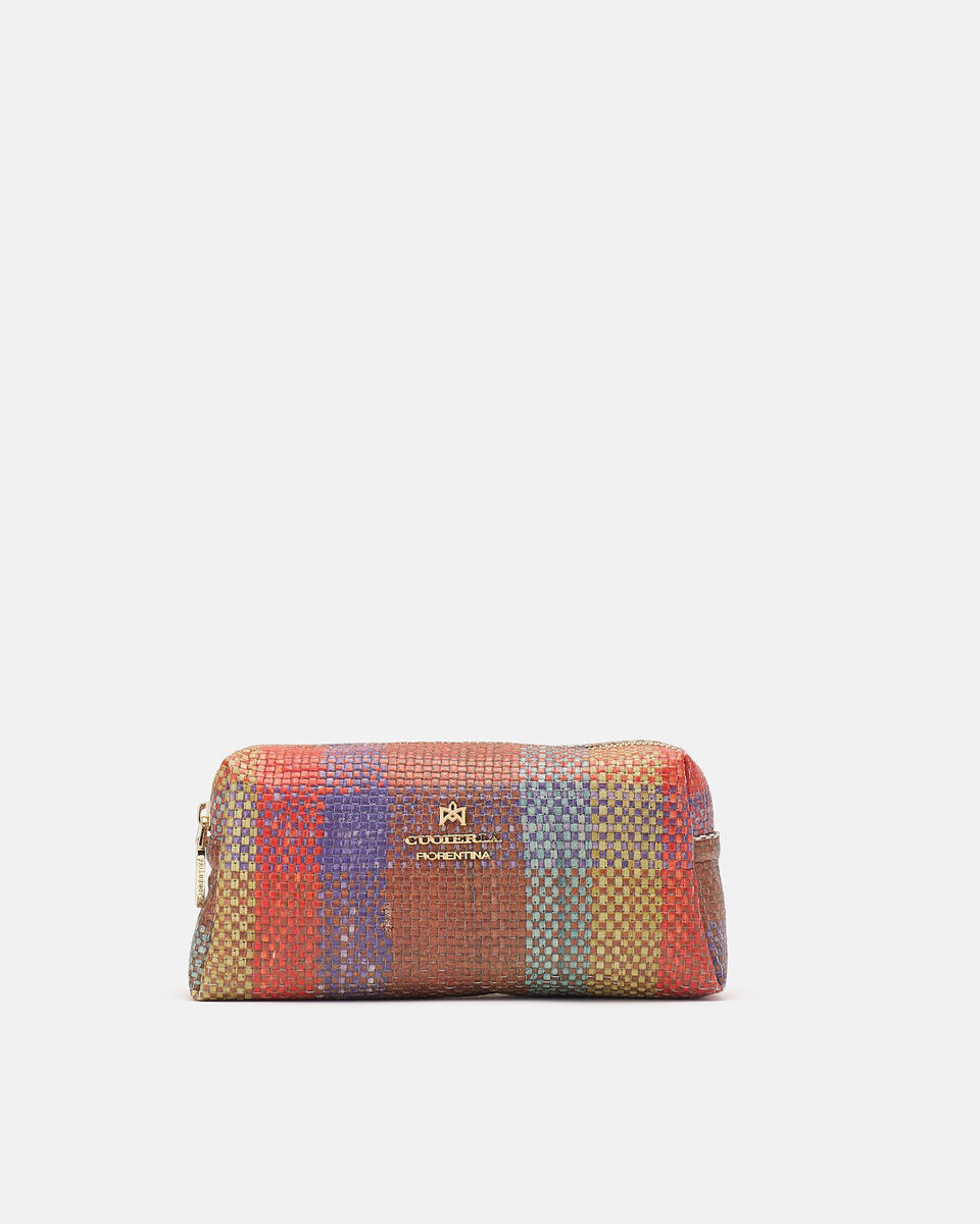 Velvet Portatrucchi grande Multicolor ss23  - Necessaire - Accessori Donna - Accessori - Cuoieria Fiorentina