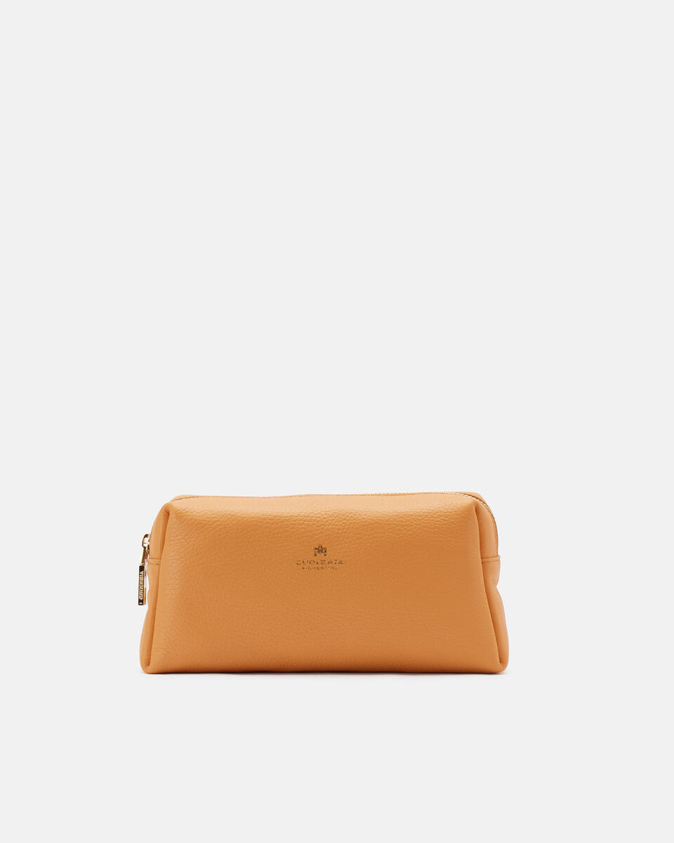 Velvet Portatrucchi grande Apricot  - Necessaire - Accessori Donna - Accessori - Cuoieria Fiorentina