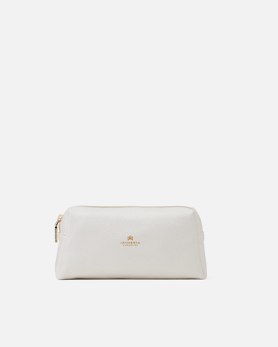 Velvet Portatrucchi grande Bianco  - Necessaire - Accessori Donna - Accessori - Cuoieria Fiorentina