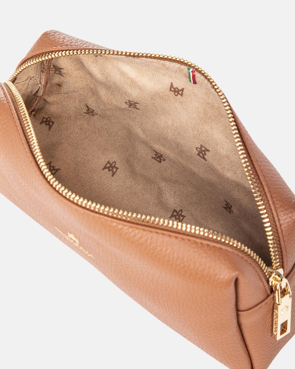 Velvet large  Beauty-Case - Make Up Bags - Women's Accessories | Accessories CARAMEL - Make Up Bags - Women's Accessories | AccessoriesCuoieria Fiorentina
