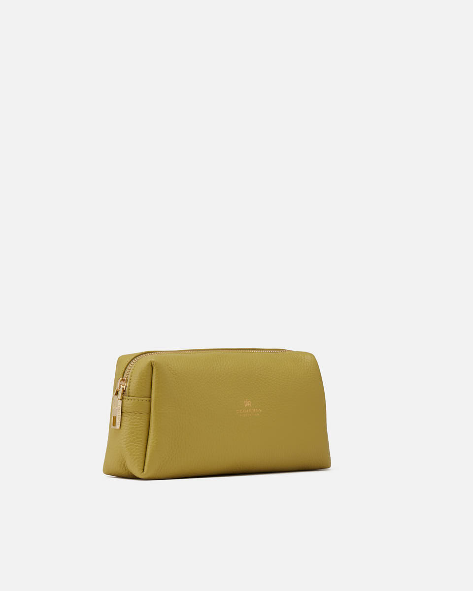 Velvet Portatrucchi grande Lime  - Necessaire - Accessori Donna - Accessori - Cuoieria Fiorentina
