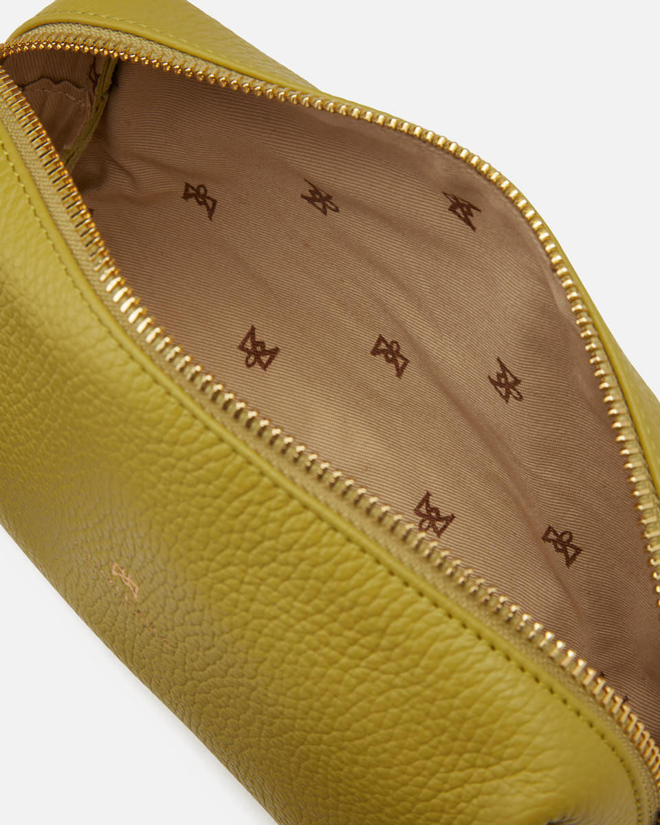 Velvet Portatrucchi grande Lime  - Necessaire - Accessori Donna - Accessori - Cuoieria Fiorentina