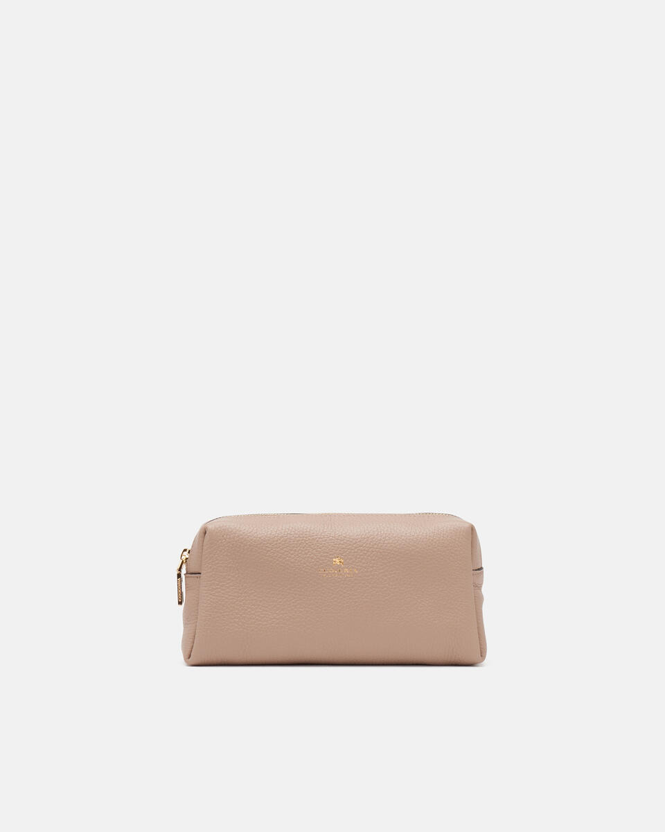 Velvet Portatrucchi grande Taupe  - Necessaire - Accessori Donna - Accessori - Cuoieria Fiorentina