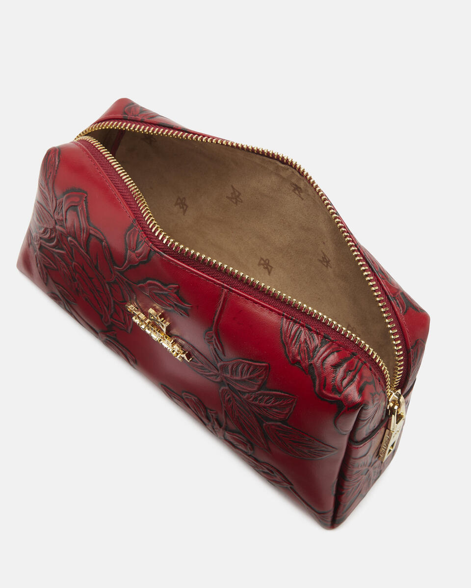 Large make up case Red  - Necessaire - Women's Accessories - Accessories - Cuoieria Fiorentina