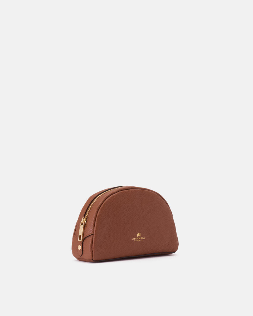 Lua Portatrucchi Caramel  - Necessaire - Accessori Donna - Accessori - Cuoieria Fiorentina