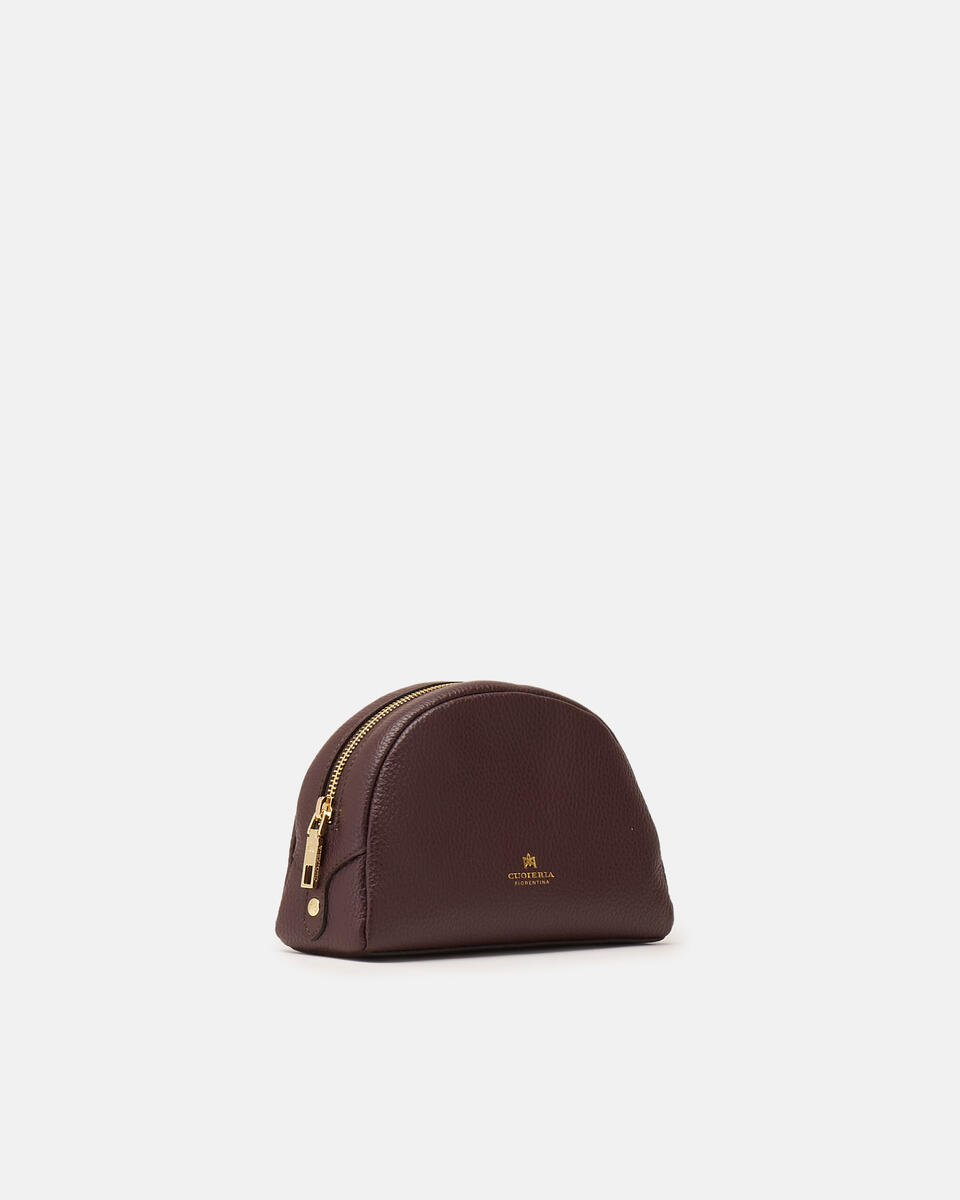 Lua Portatrucchi Coffee  - Necessaire - Accessori Donna - Accessori - Cuoieria Fiorentina