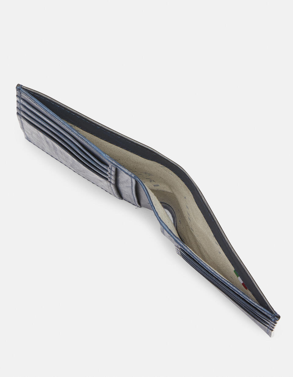 VERTICAL WALLET Blue  - Women's Wallets - Men's Wallets - Wallets - Cuoieria Fiorentina