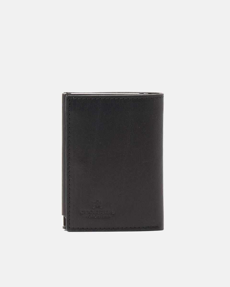 Snap card holder Black  - Women's Wallets - Wallets - Cuoieria Fiorentina