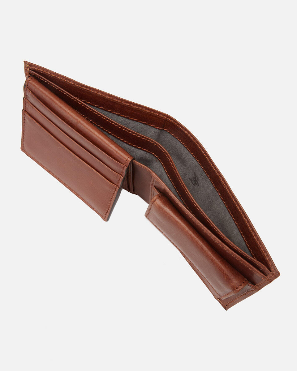 WALLET Brown  - Women's Wallets - Men's Wallets - Wallets - Cuoieria Fiorentina