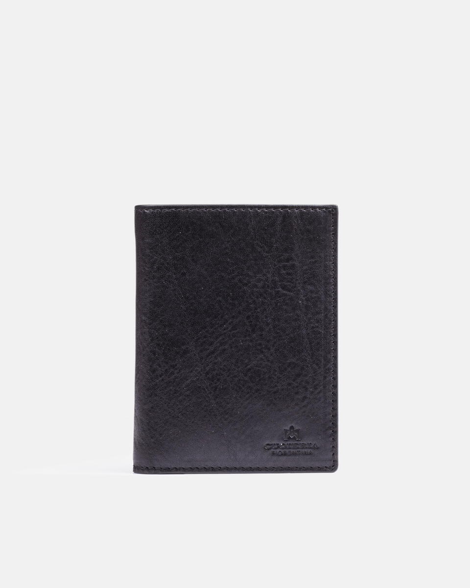 Vertical wallet Black  - Women's Wallets - Men's Wallets - Wallets - Cuoieria Fiorentina