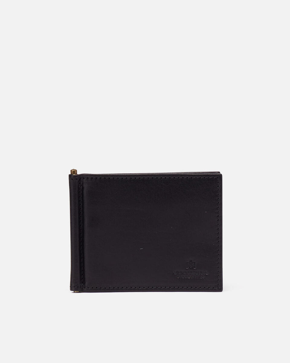 Wallet with money clip Black  - Women's Wallets - Men's Wallets - Wallets - Cuoieria Fiorentina