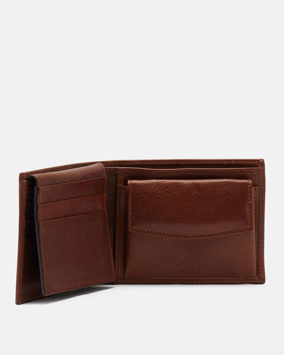 Complete wallet Brown  - Women's Wallets - Men's Wallets - Wallets - Cuoieria Fiorentina