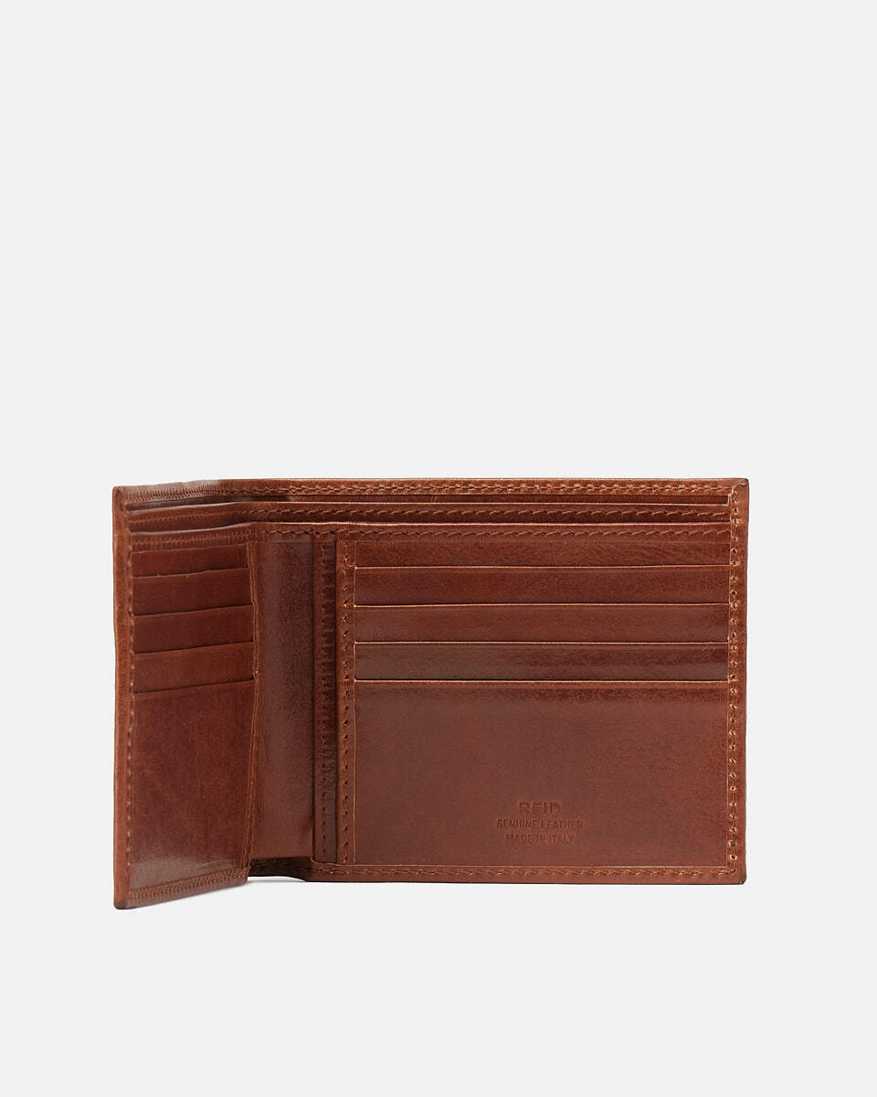 Basic wallet MARRONE  - Women's Wallets - Men's Wallets - Wallets - Cuoieria Fiorentina