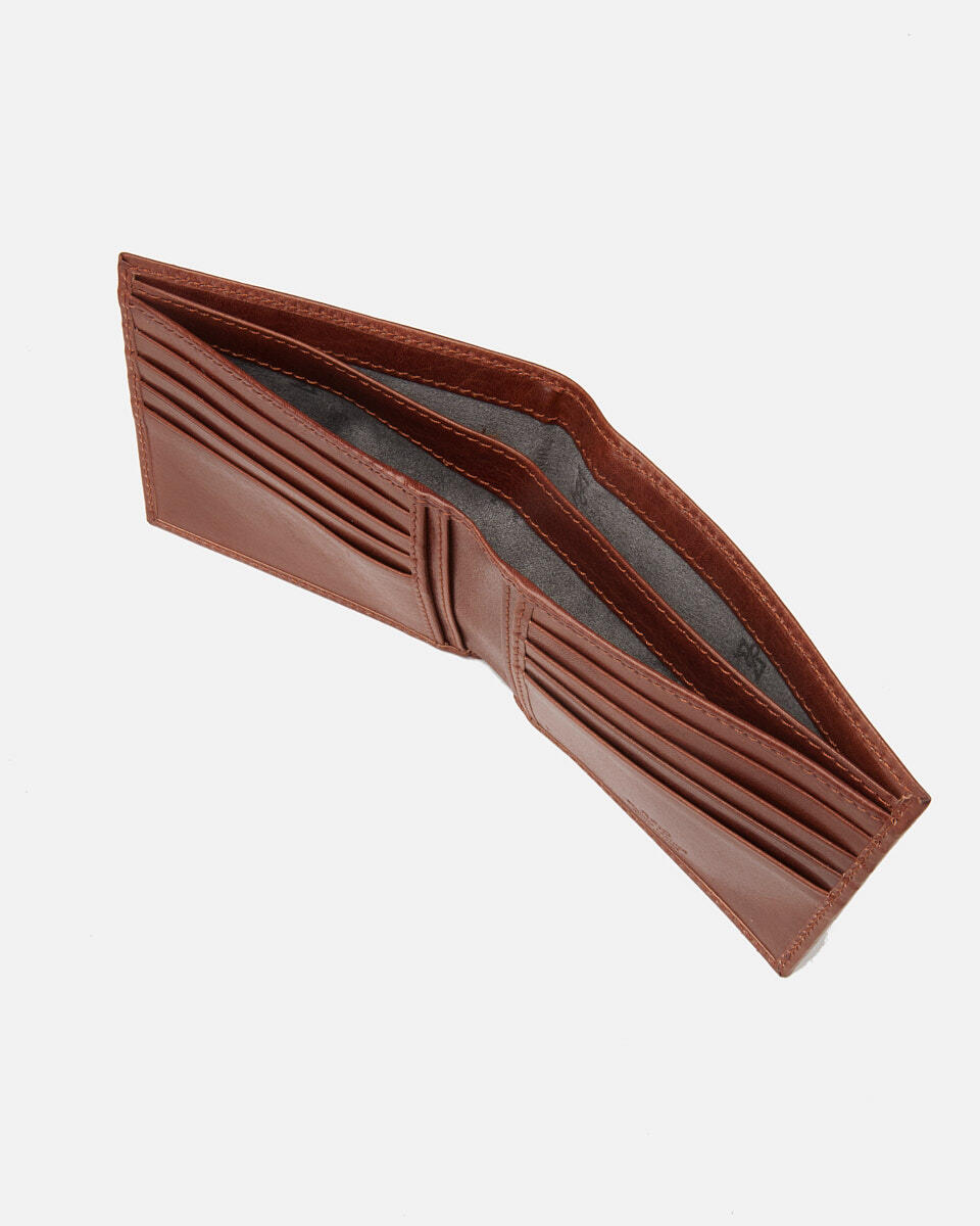 Basic wallet Brown  - Women's Wallets - Men's Wallets - Wallets - Cuoieria Fiorentina