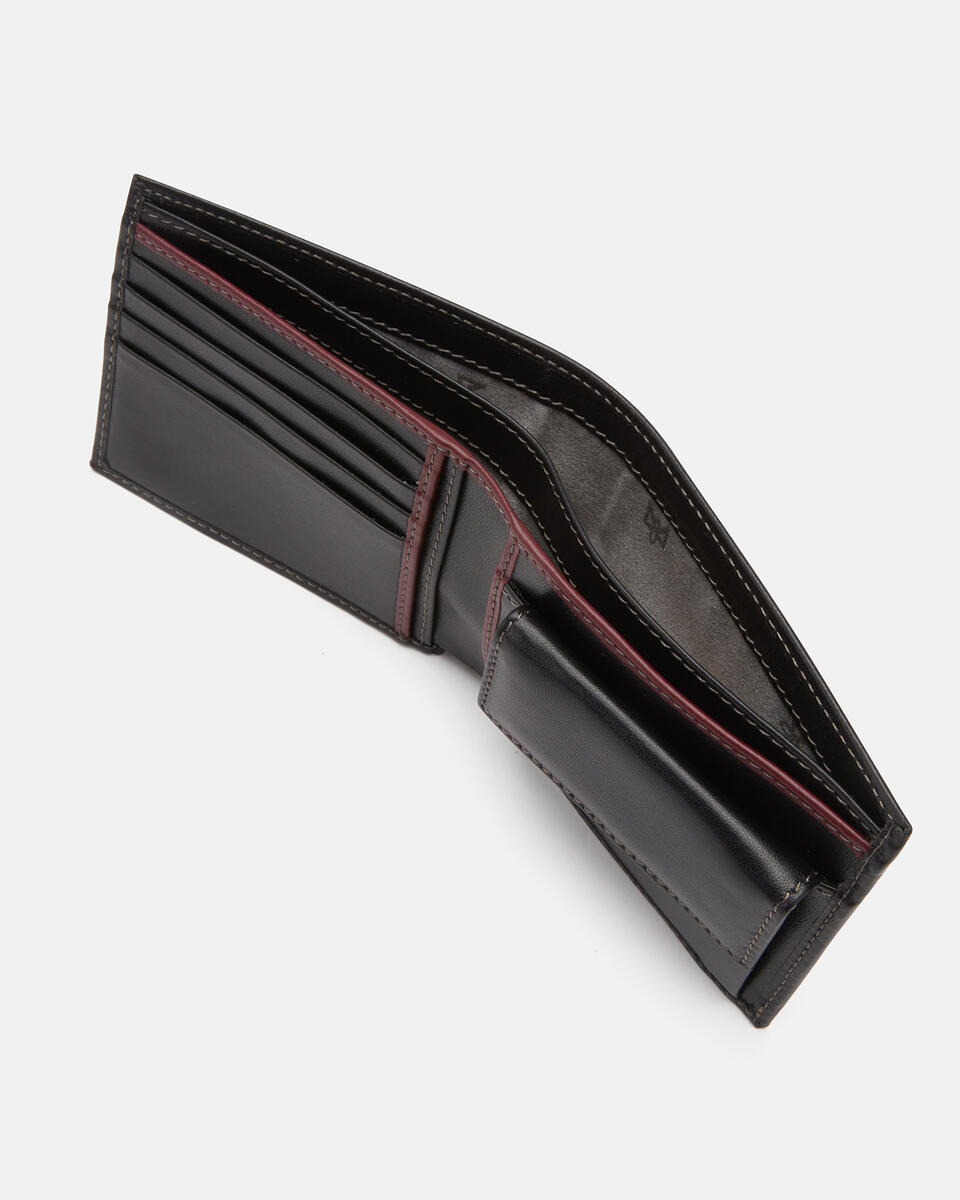 Wallet Blackbordeaux  - Men's Wallets - Wallets - Cuoieria Fiorentina