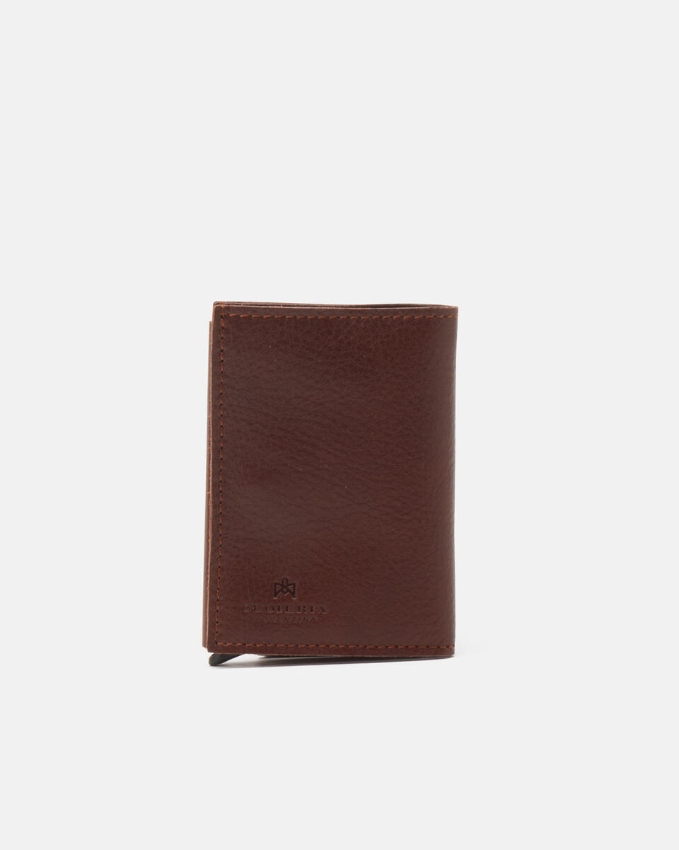 SNAP CARD HOLDER Burned  - Men's Wallets - Wallets - Cuoieria Fiorentina