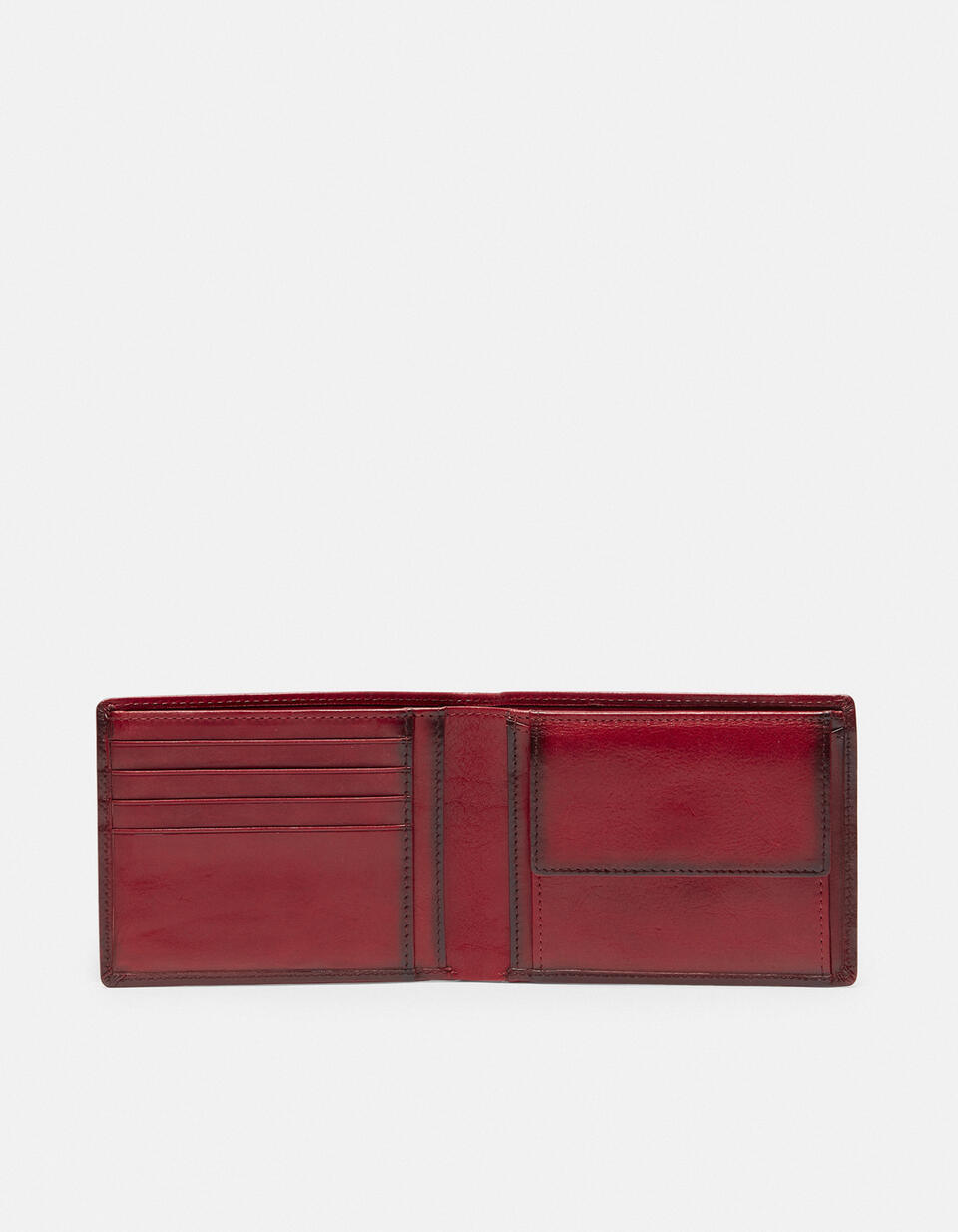 Anti-rfid Warm and Color wallet with leather coin case - Women's Wallets - Men's Wallets | Wallets ROSSO - Women's Wallets - Men's Wallets | WalletsCuoieria Fiorentina