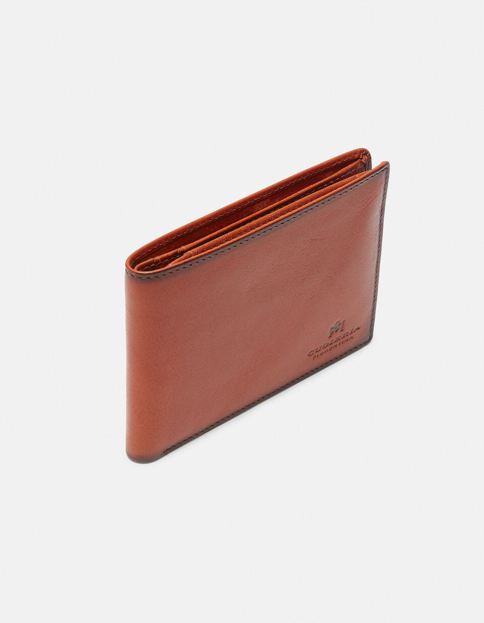 Bifold wallet Orange  - Women's Wallets - Men's Wallets - Wallets - Cuoieria Fiorentina