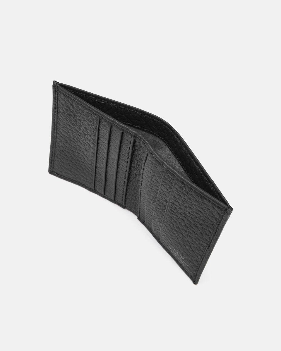 CARD HOLDER Black  - Men's Wallets - Wallets - Cuoieria Fiorentina