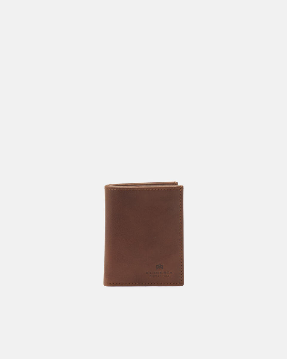 CARD HOLDER Brown  - Women's Wallets - Men's Wallets - Wallets - Cuoieria Fiorentina