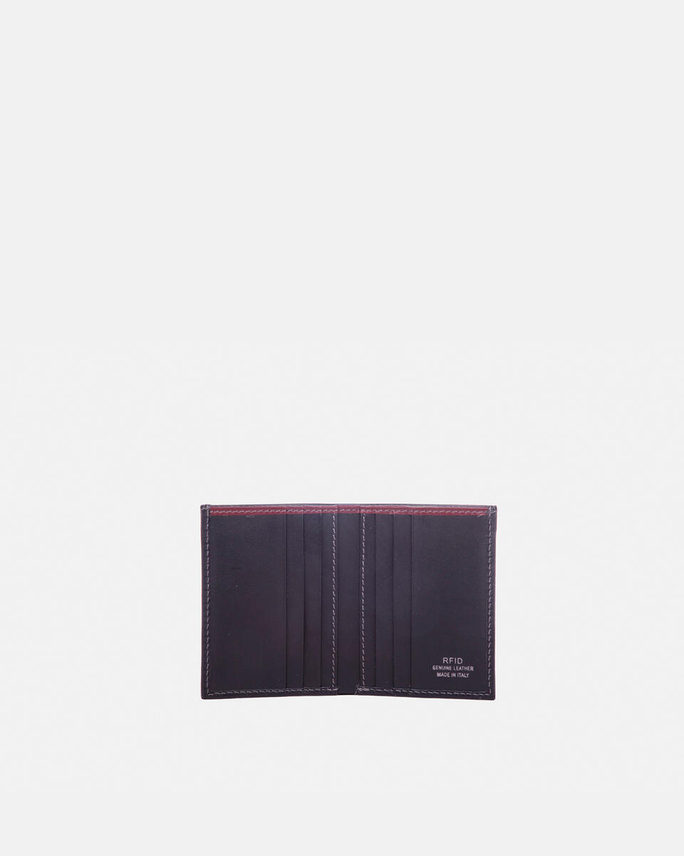 CARD HOLDER Blackbordeaux  - Women's Wallets - Men's Wallets - Wallets - Cuoieria Fiorentina