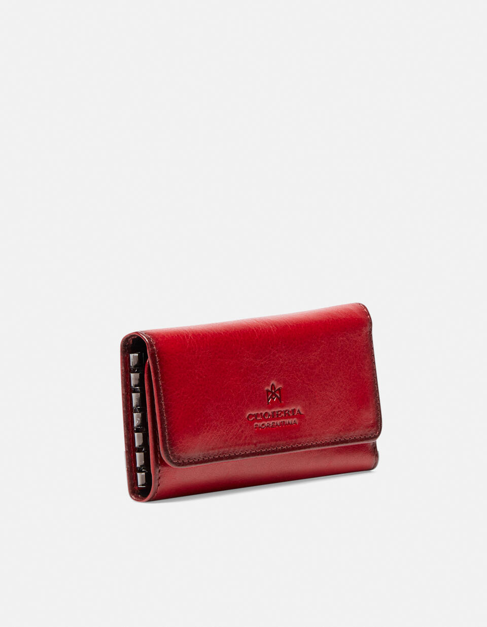 Key Case Red  - Key Holders - Men's Accessories - Accessories - Cuoieria Fiorentina