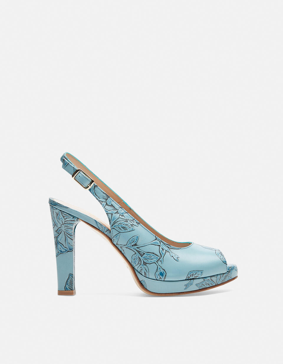 MONROE SANDAL Light blue  - Woman Shoes - Shoes - Cuoieria Fiorentina