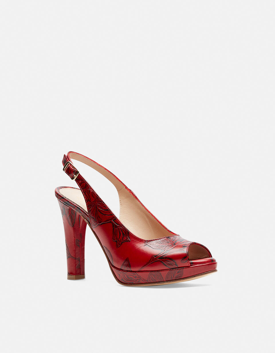 MONROE SANDAL Red  - Shoes - Special Price - Cuoieria Fiorentina