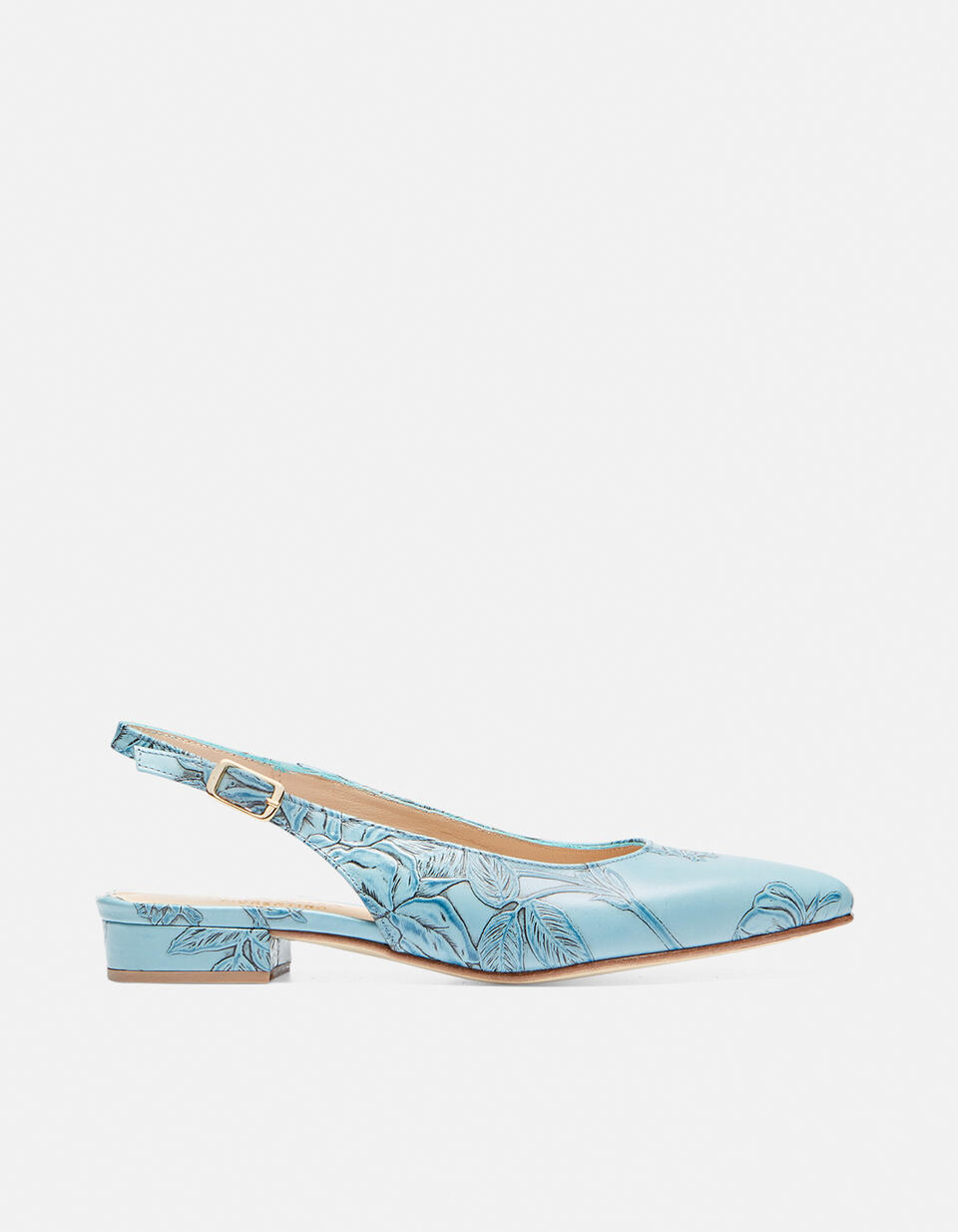 Mimi Slingback Celeste  - Scarpe - Special Price - Cuoieria Fiorentina