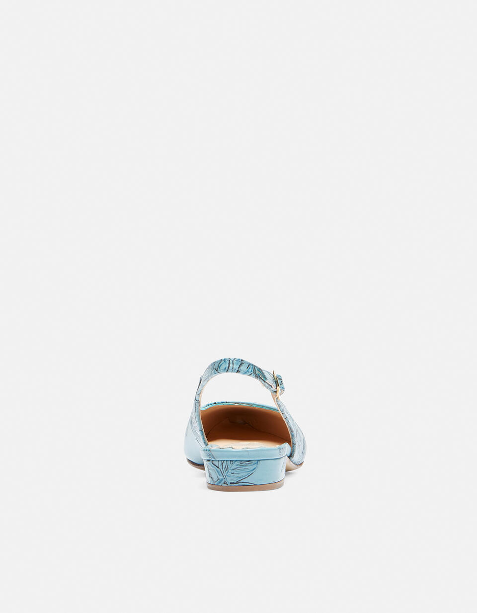 Slingback Mimi Light blue  - Shoes - Special Price - Cuoieria Fiorentina