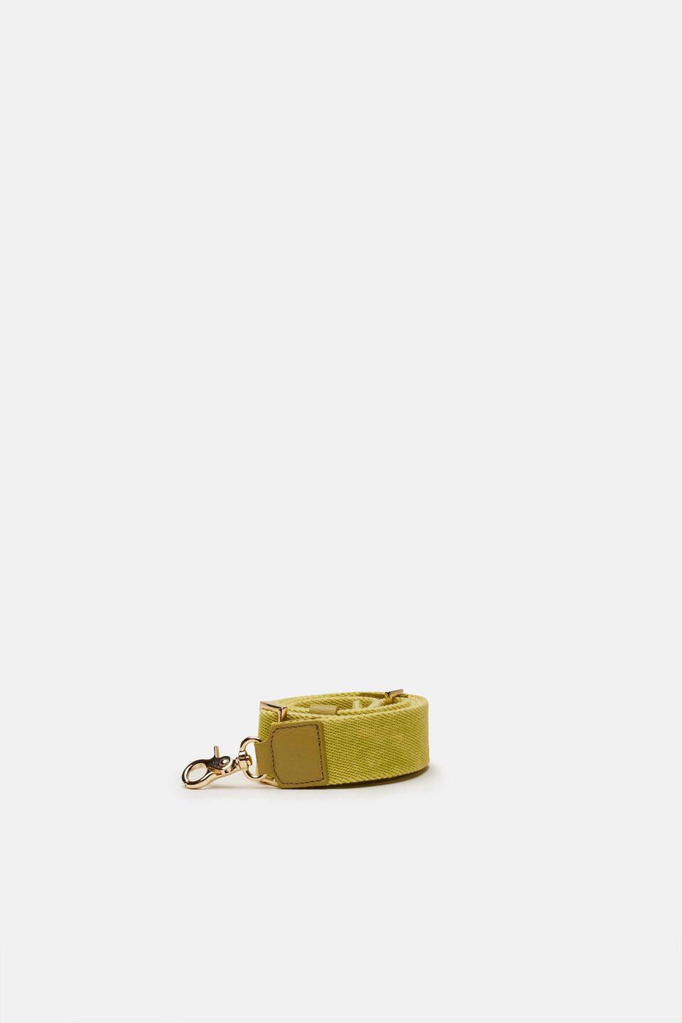 FABRIC SHOULDER STRAP Lime  - Cuoieria Fiorentina