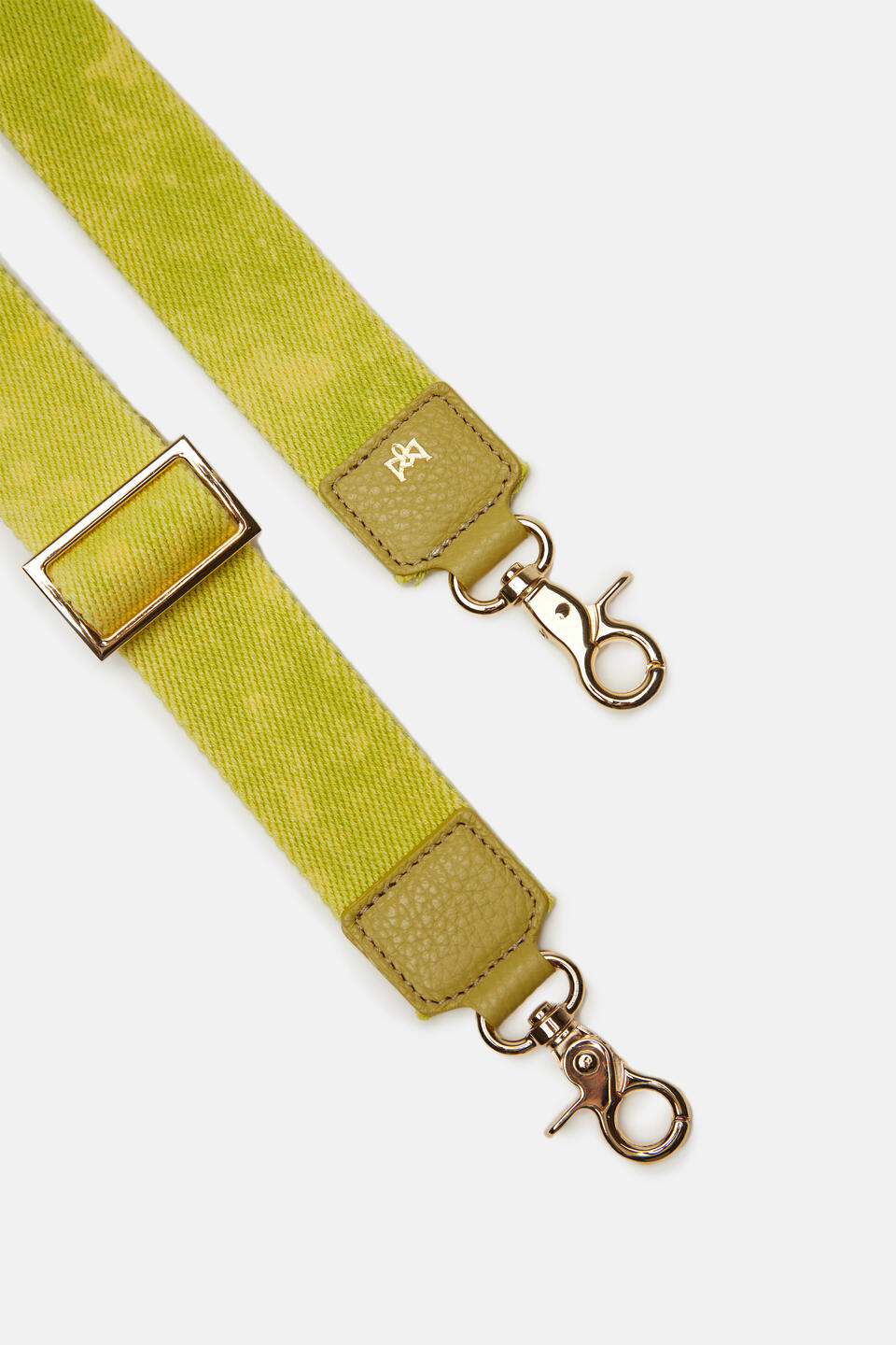 FABRIC SHOULDER STRAP Lime  - Cuoieria Fiorentina