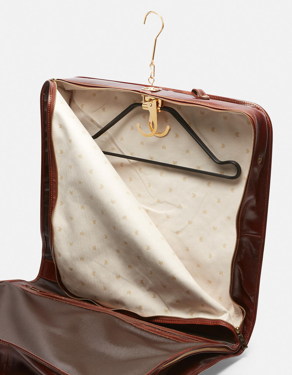 Oxford travel garment bag in vegetable tanned leather - Luggage | TRAVEL BAGS MARRONE - Luggage | TRAVEL BAGSCuoieria Fiorentina