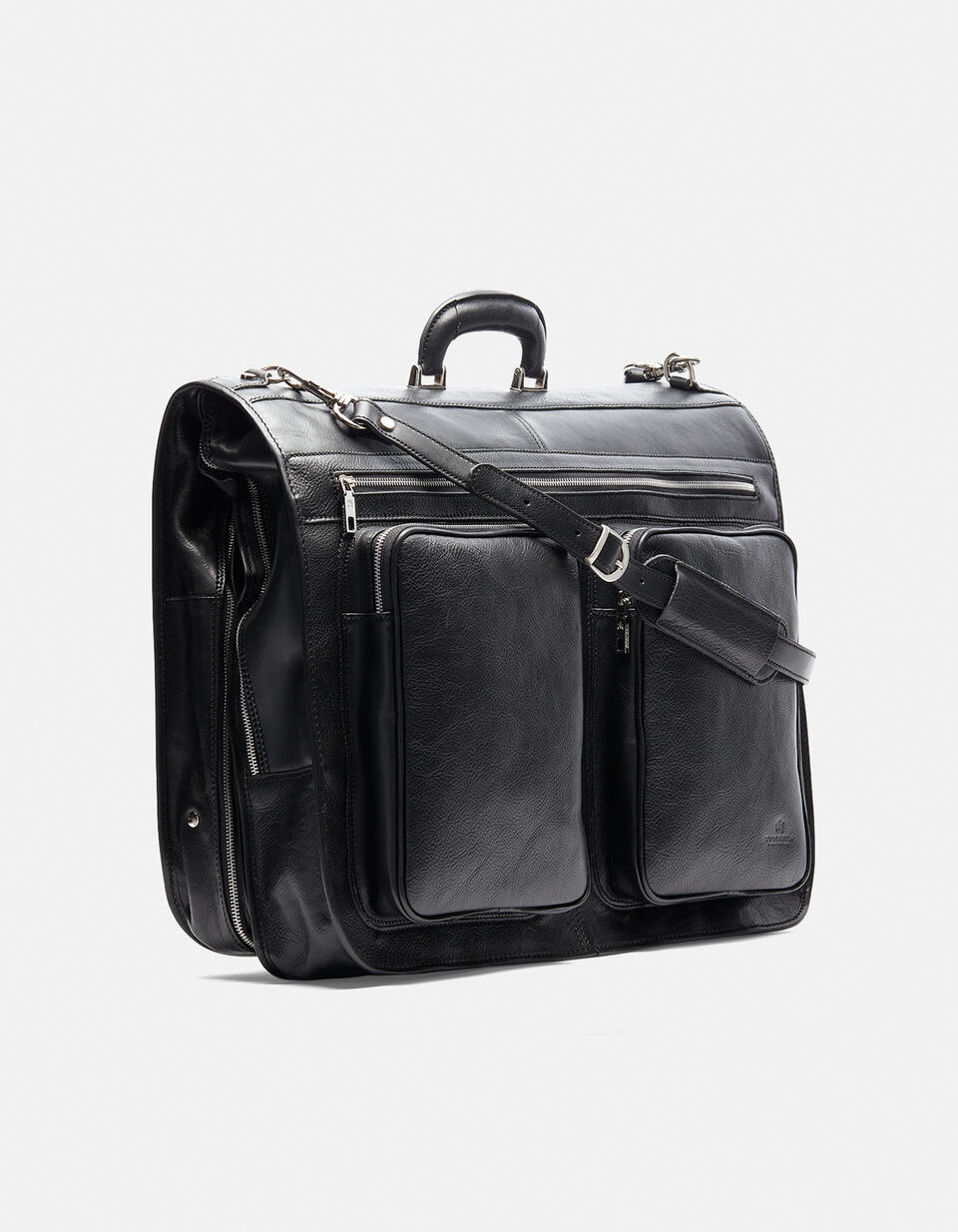 Oxford travel garment bag in vegetable tanned leather - Luggage | TRAVEL BAGS NERO - Luggage | TRAVEL BAGSCuoieria Fiorentina